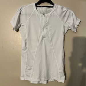 Athleta White Short Sleeve Tee